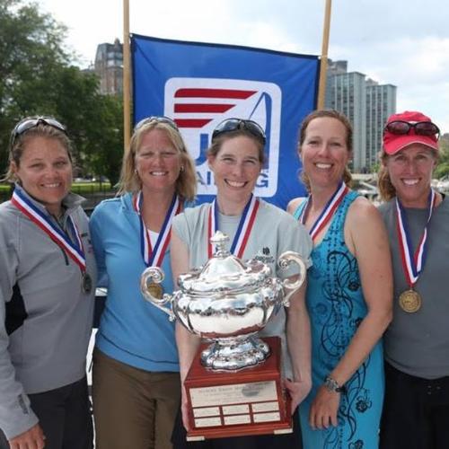 Jen Wilson and team win 2013 US Women’s Match Racing Champ’s © Chicago Match Race Center